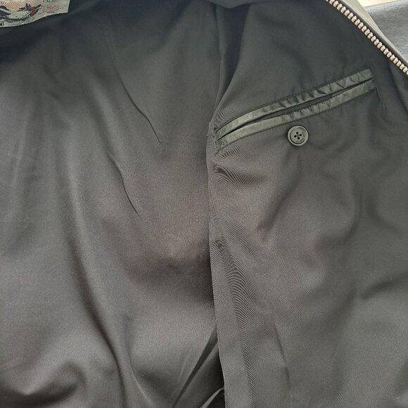 Nudie Jeans Men's Eddy Rider Genuine Leather Jacket Like-New - Black - Size M - Picture 8 of 10